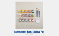 Acrylic Paint Set, Bottled, Waterproof, Kids DIY, Kindergarten Art, Stone, Shoes