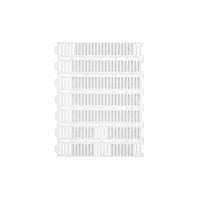 Reinforced Piglet Slatted Panel Double-Rib Manure Drain Board Plastic Farm Flooring White for Piglets