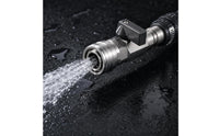 Inline Shutoff with Lever Handle Metal Hose Connector Leakproof Car Wash