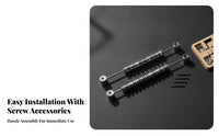 2 Pieces Metal Foosball Scoreboard Counter String Mounting Screws Foosball Score Bead Rod Silver-Toned Table Soccer Score Tracker 26.7 Cm Long
