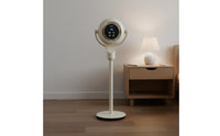 Voice-Activated Floor Fan Widespread Oscillation Handheld Controller Control Fan Adjustable Speeds Energy Saving