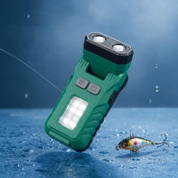 Fishing Headlamp Motion Sensor Cap Clip Flashlight Hands-Hands-Off