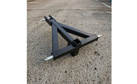 Trailer Hitch Adapter with 2-Inch Coupler Triangular Three-Point Trailer Hitch Adapter Compatible for Farm, Field