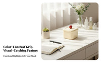 Desktop Cosmetic Case with Lid debrisresistant Vanity Case with Drawers Space-Saving