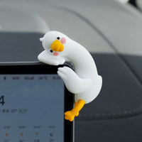 Cute Duck Car Dashboard Ornament Resin Figurine