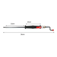 Easy to Use Double Head Tire Inflator Nozzle Long-Lasting Alloy Construction Tire Air Chuck for Truck Drivers, Cyclists, Roadside Emergency