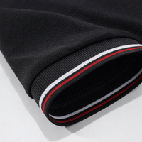 Men's Short Sleeve Polo in Solid Color with Loose Fit Design, Wrinkle Resistant for Casual Wear and Sports, Stand Style