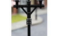 Realistic Intricacy Mini Street Light Model Decorative Miniature Street Lamp Vintage Design Miniature Lamp Post Sturdy for Dollhouses