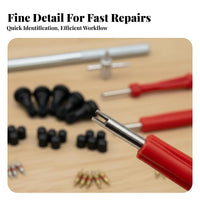 54 Pieces Multi-Functional 54 Piece Tire Repair Kit Heavy Duty Valve Stem Installation Tool Set High Quality Materials for Mechanics, Garage