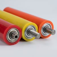 Rubber Coated Roller, Custom Carbon Steel Coated Roller, Industrial Roller, Conveyor Roller, Steel Core Roller for Manufacturing Plant Conveyor