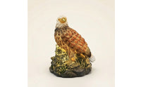 Hand-Painted Eagle Lamp with Rocky Base Warm Glow Eagle Night Light Decorative Low Heat for Bird Watchers, Nature Lovers