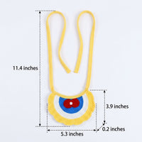 Knitted Pet Bib and Dog Bandana, Soft Polyester Cat Bandana Pet Scarf with Tie, One Size Costume for Large Dogs Cats in All Seasons Accessory