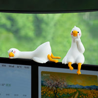 Cute Duck Car Dashboard Ornament Resin Figurine