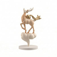 Deer Statue Modern Deer Figurine Sculpted for Entryway, Art Collectors