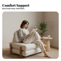 Foldable Design transformable Armchair Bed Minimalist aesthetic Fold-expandable Sleeper Chair Space-Saving Single Sofa Comfortable for Apartment Dwellers, Young Adults, Office Workers, Small Spaces, Living Room, Bedroom