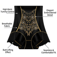 Shapewear for Women High Waisted Knickers with Firm Control, Breathable Stomach Flattener Girdle for Everyday Wear, Spandex for Superior Shaping