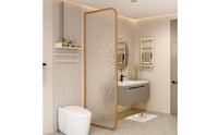 Toilet Privacy Screen Modern Design Washroom Privacy Divider Easy to Clean Urinal Partition for Washroom, Bedroom, Living Room