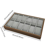 Watch Display Box Lumber Watch Storage Slender Container-Profile for Tabletop, Dresser
