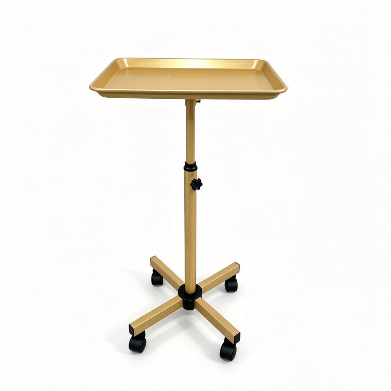 1-Tier Metal Rolling Utility Cart for Tattoo, Nail, Beauty, Hair