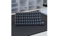 10 Pieces Ribbed Conductive Rubber Strip Black Keyboard Contact Point Strip Long Narrow Music Instrument Part