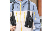 Underarm Harness Bag Adjustable Straps Chest Rig  Vest Pack for Cyclists, Runners, Outdoor, Sports, Biking