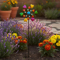 Heart Wind Easy Installation Wrought Iron Garden Stable Base