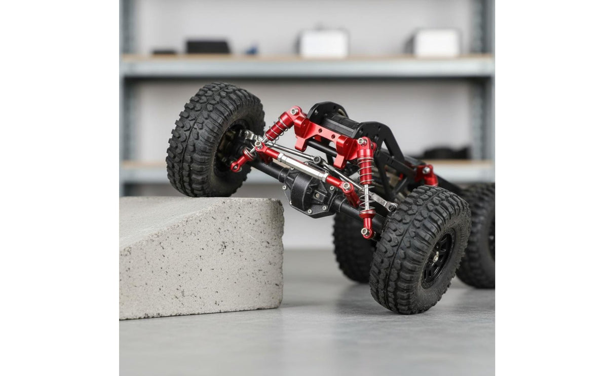 Rear Axle 4-Link Upgrade Kit Construction RC Car Rear Shocking Absorber Set Easy Installation Chassis Modification Parts for Outdoor Adventure