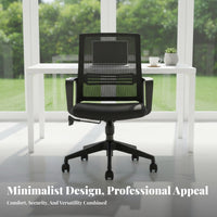 Ergonomic Design Sled Base Mesh Chair Support Office Furniture S-Shaped Backrest Conference Seating Padded Cushion Seat for Students, Visitors, Guests, Study Room, Reception Area