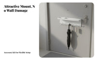 Umbrella Rack Nail Installation Wall Mount Umbrella Rack Space-Saving Multi-Functional Entryway Organizer for Families, Home, Front Door
