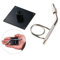 5 Pieces Fly Tying Vise with Tool Kit Detachable Fly Tying Vise with Base Stable for Beginners