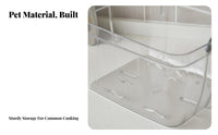 Ginger Garlic Storage Box Screwless Installation Wall Mounted Storage Basket Multi-Functional Hanging Kitchen Organizer for Pantry, Washroom