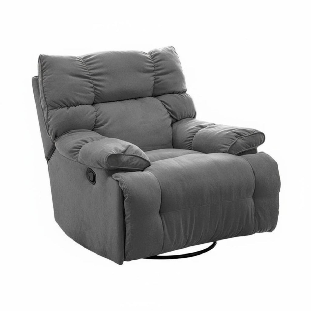 Multi-Functional Electric Rocking Recliner Lie-Flat Design Massaging rotating swaying chair space-saving Footprint Single Sofa Overstuffed Cushions for Apartment Dwellers, Seniors, Parents, Bedroom, perusing corner, Home Office