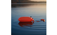 Waterproof Swim Buoy with Storage Compartment Adjustable Swim Buoy with Storage Compartment Portable Safety Buoy Long-Lasting for Swimmers, Open Water Swimming