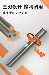 Imbot Woodworking Straight Router Bit Set 2/3 Flute for Grooving and Trimming