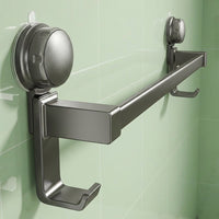 Towel Bar and Wall Mount Rack for Washroom Organization, Hanging for Small Space and Students