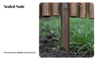 Weather-Resistant Bamboo Garden Border Fence Long-Lasting Bamboo Garden Border Adjustable Size Decorative Lawn Edging Roll Installation-Effortless for Landscapers, DIY Enthusiasts, Homeowners, Vegetable Plot, Flower Bed, Pathway, Patio