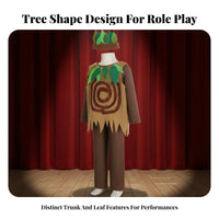 Kids' Tree Costume Promotes Imaginative Children Play' Halloween Costume Breathable Plant Cosplay Outfit for Children, Young Children
