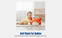 Musical Seahorse Toy, Jumping Ball, Infant Educational Toy, Talking Singing Plush, Interactive Early Learning, USB Rechargeable,