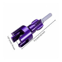 High Hardness Internal External Pipe Threading Tool Drill Compatible Hex Shank Pipe Threader Cleaner Threads for Repair Workers
