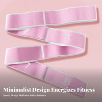 Numbered Stretch Band High 8-Loop Exercise Band Elastic Multi-Loop Stretching Strap for Athletes, Pilates Enthusiasts, Home Gym