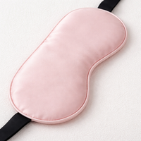 Cooling Gel Eye with Ice for Sleeping, Light Blocking Cover for Adults Travel, Adjustable Strap Zero Pressure Design, Imitation Material