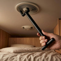 T-Grip RV Fan Knob Extension Black Knob Extension Rod Comfortable Operation Vehicle Accessory Simple to Install