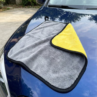 Double Sided Microfiber Cloths Microfibre Towel, 30x30cm Microfibre Towel for Car Washing and Polishing, Machine Washable Microfiber Cloths