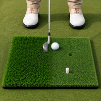 Golf Practice Mat, 2-Way (Allows Tee Insertion), Approach, Home, Indoor & Outdoor Compatible, Foldable, Artificial Grass