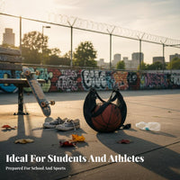 Portable Basketball Shoulder Bag Lightweight Mesh Basketball Bag Multi-Purpose for Training, Gym