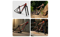 Aluminum Alloy Hardtail Mountain Bike Frame Tapered Mountain Bike Hardtail Frame Lightweight Rigid for Cyclists