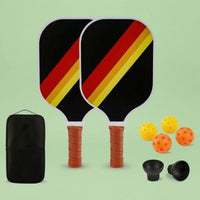 Cushioned Comfort Grip Carbon Fiber Pickleball Paddles Includes Carrying Bag Pickleball Paddle Set Lightweight Honeycomb Center Paddles for Beginners, Women, Men, Outdoor, Indoor