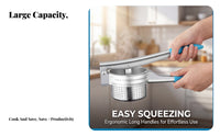 Potato Ricer Multi-Functional Food press easy Squeezing Manual Press for household chefs, Parents, Restaurant, Restaurants, Holiday Cooking
