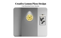 Silent Movement 3D Illusion Wall Clock Non-Ticking Fruit Theme Clock Creative Design for Gift Givers, Families, Living Room, Bedroom
