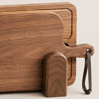 Walnut Pot Lid Rack With Drain Tray, Pan Lid Holder No Drill Lid Holder, Cupboard Lid Storage For Pots & Pans
